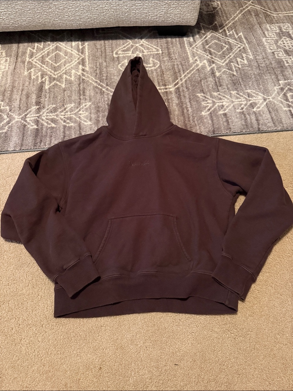 YoungLA For Her Brown Brown Hoodie